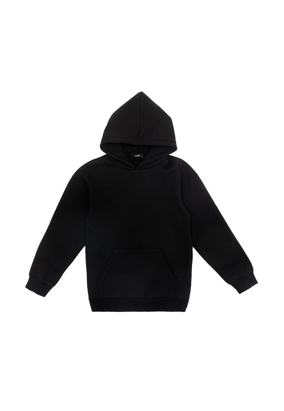 Blank Black hoodie Xrosjean - Xrosjean