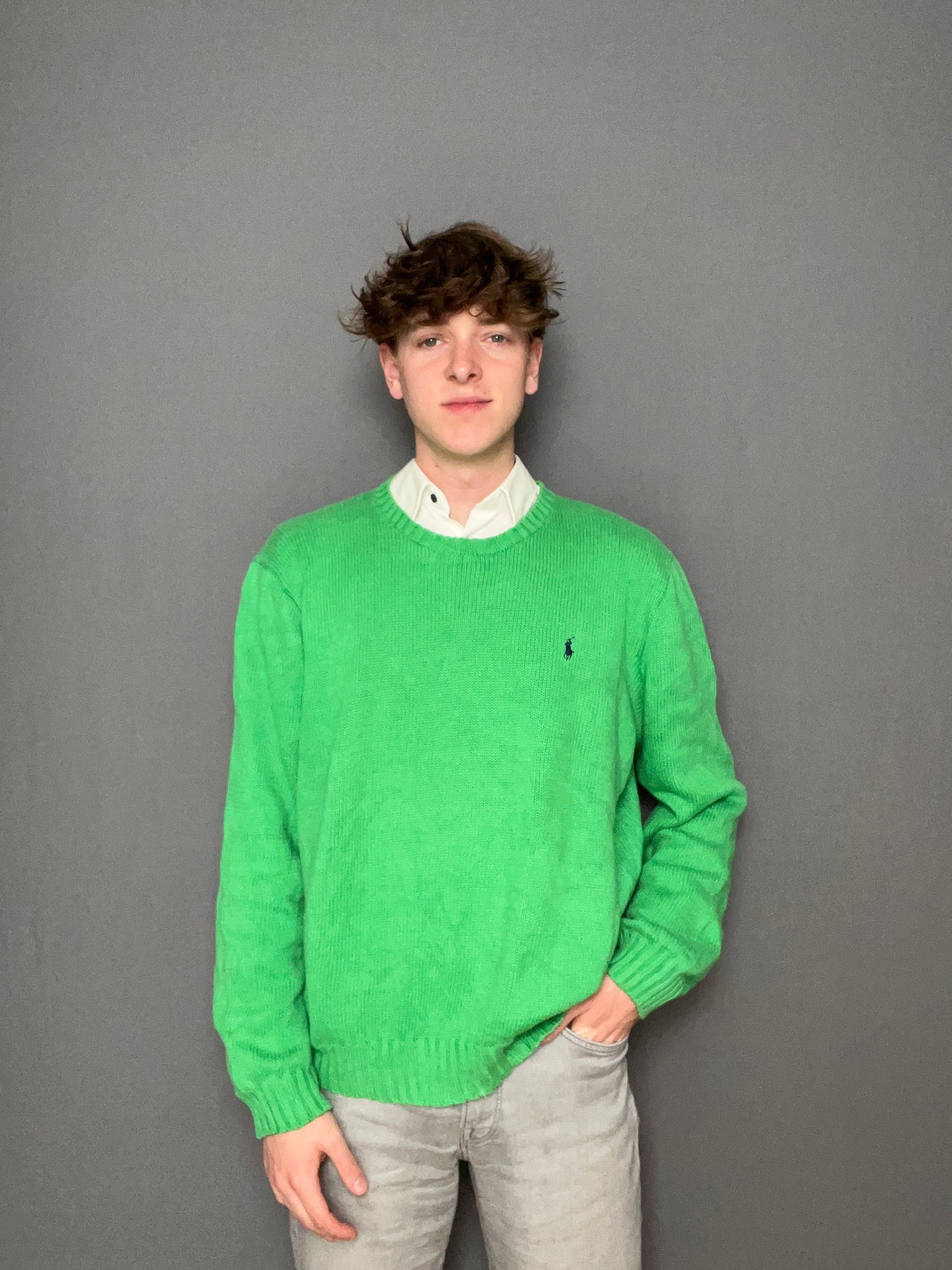 Green Ralph Lauren knitwear sweater