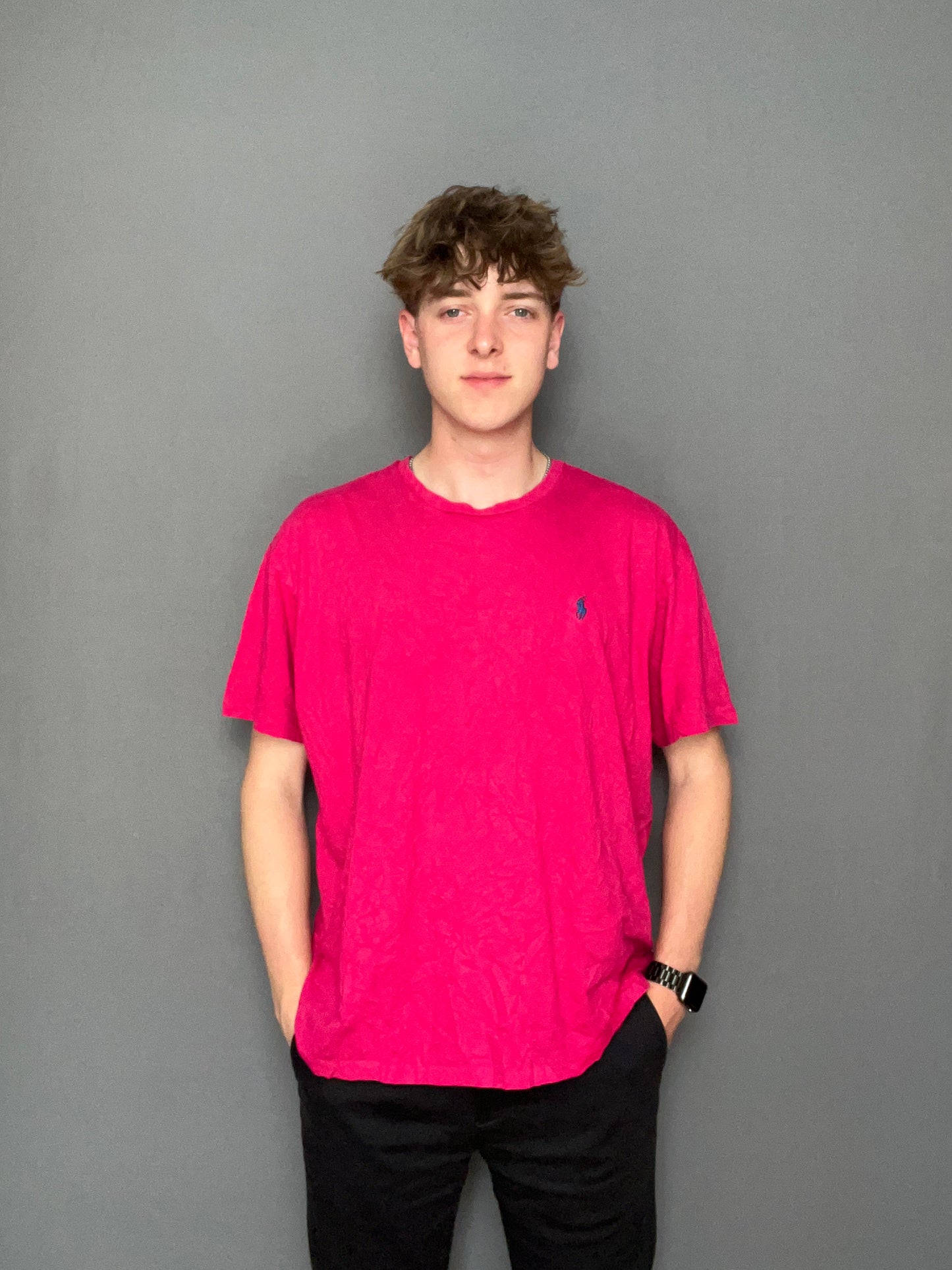 Pink Ralph Lauren t-shirt