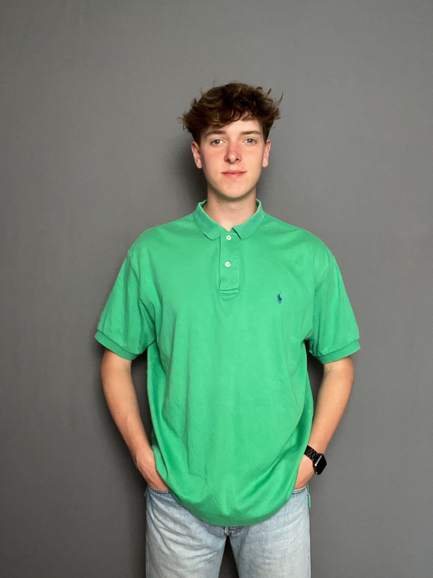 Groene Ralph Lauren polo