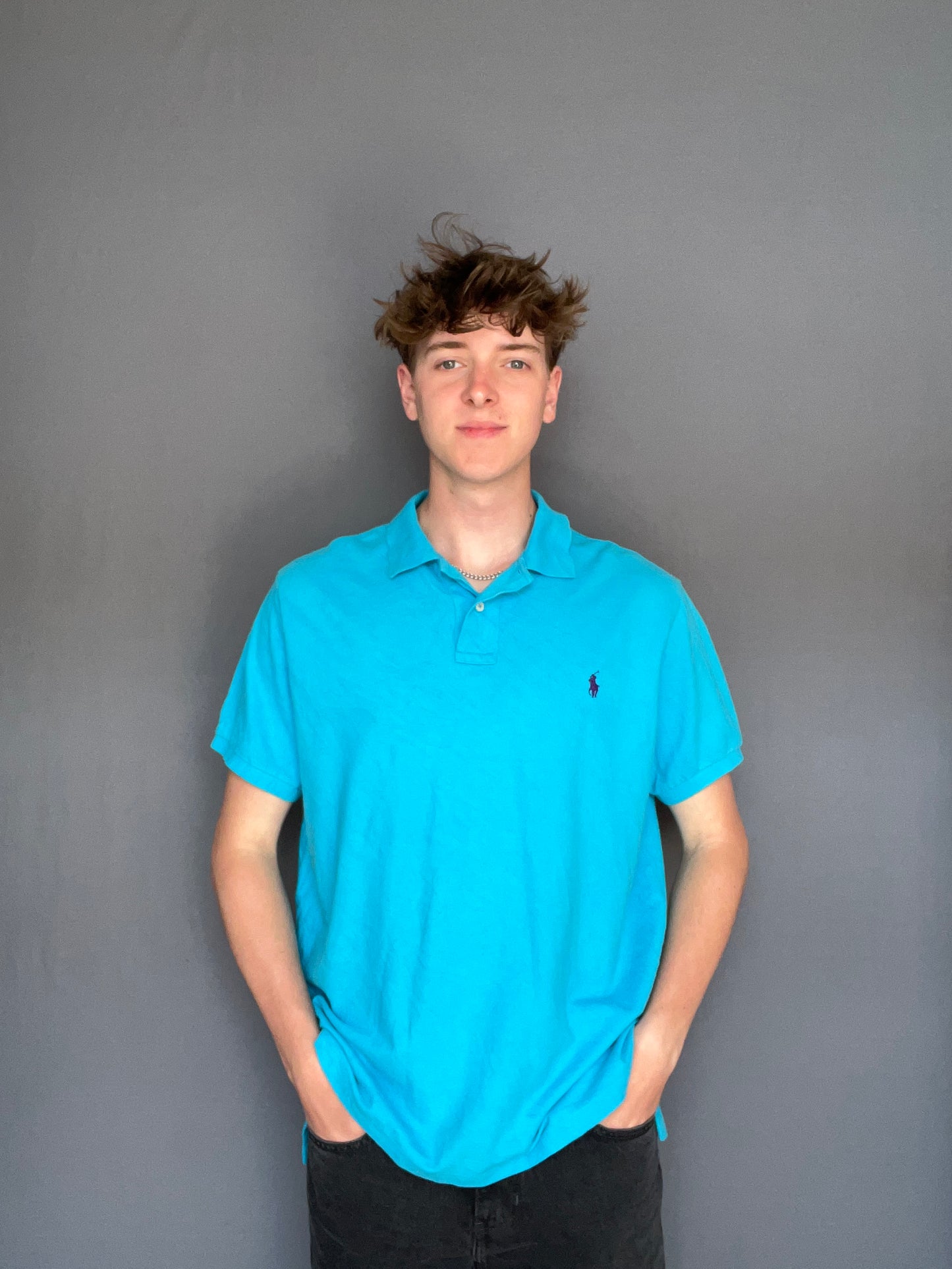 Blue Ralph Lauren polo