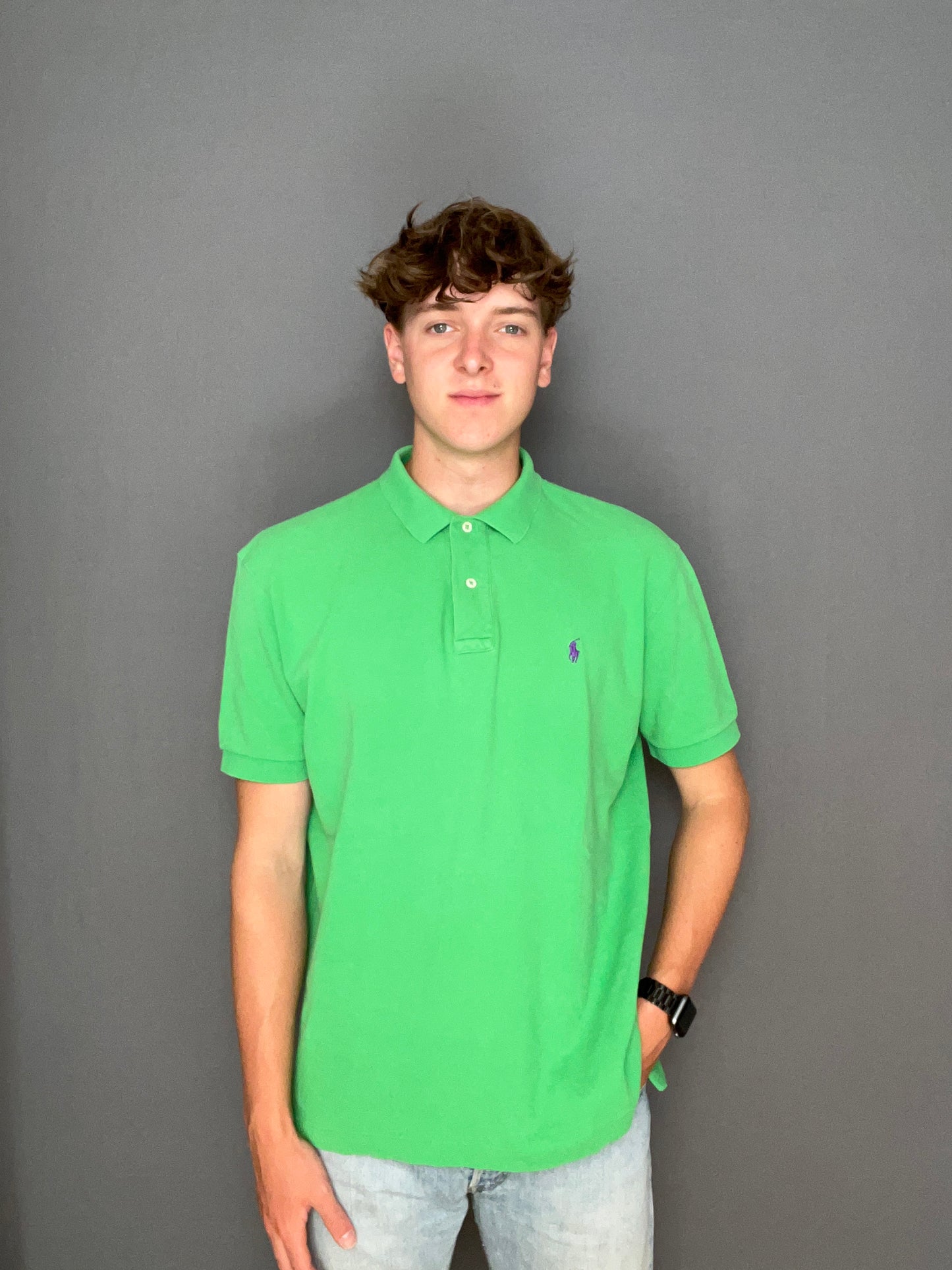 Groene Ralph Lauren polo