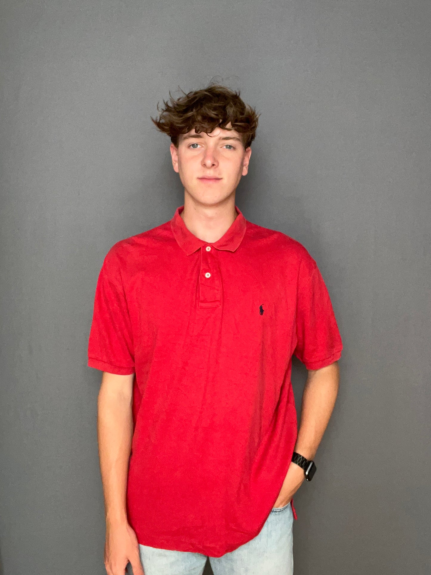 Red Ralph Lauren polo