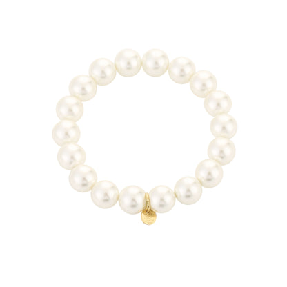 Pearl women bracelet - white