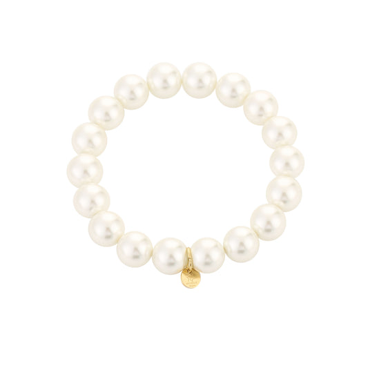 Pearl women bracelet - white